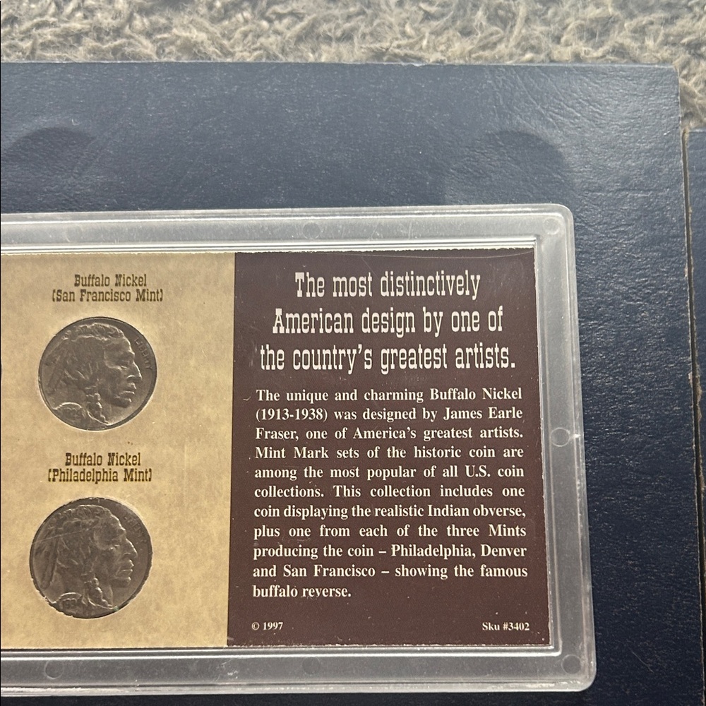 Buffalo Nickel Mint Mark Set with Display -+ 9 Buffalo Nickels. 13 Coin Lot - Picture 7 of 10